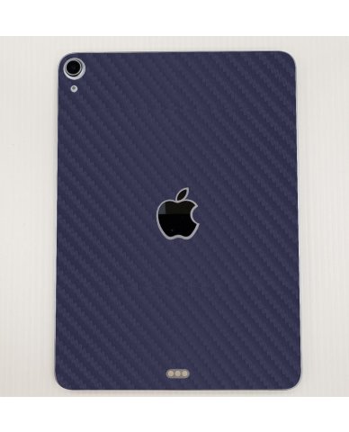 Apple iPad Air 10.9" 4th Gen. A2316   BLUE CARBON FIBER Laptop Skin