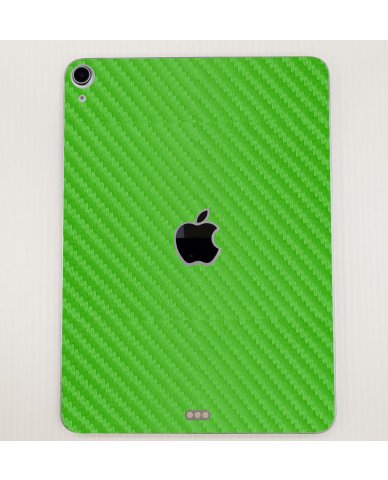 Apple iPad Air 10.9" 4th Gen. A2316   GREEN CARBON FIBER Laptop Skin