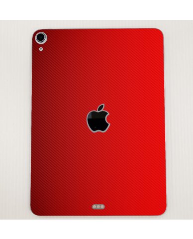 Apple iPad Air 10.9" 4th Gen. A2316   RED CARBON FIBER Laptop Skin