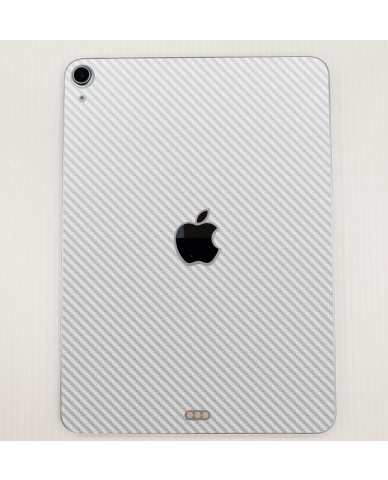 Apple iPad Air 10.9" 4th Gen. A2316   WHITE CARBON FIBER Laptop Skin