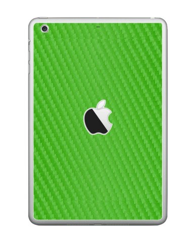 Apple iPad Air A1474 (Wifi) GREEN CARBON FIBER Laptop Skin