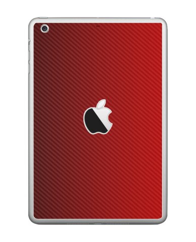 Apple iPad Air A1474 (Wifi) RED CARBON FIBER Laptop Skin