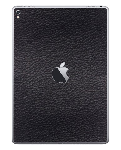 Apple iPad Pro 9.7" (Wifi, Cell) A1675    BLACK LEATHER Laptop Skin