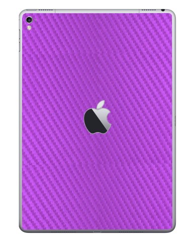 Apple iPad Pro 9.7" (Wifi, Cell) A1674    PURPLE CARBON FIBER Laptop Skin