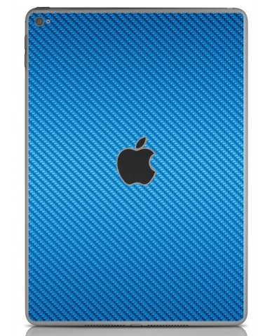 Apple iPad 5 (Wifi) (A1822) BLUE CARBON FIBER Laptop Skin