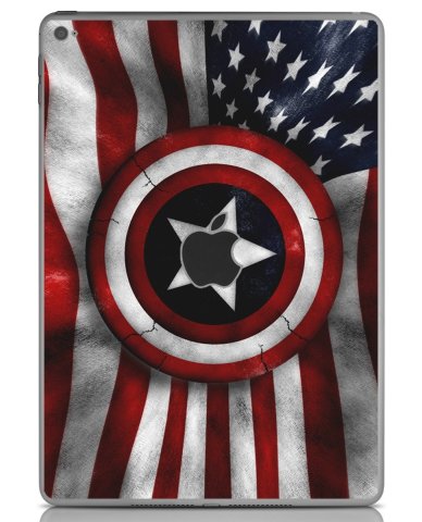 Apple iPad Air 2 A1567  (Wifi, Cell) CAPTAIN AMERICA Laptop Skin