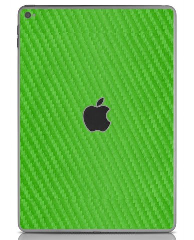 Apple iPad Air 2 A1567  (Wifi, Cell) GREEN CARBON FIBER Laptop Skin