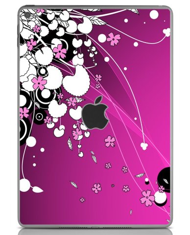 Apple iPad 5 (Wifi) (A1822) PINK FLOWERS Laptop Skin