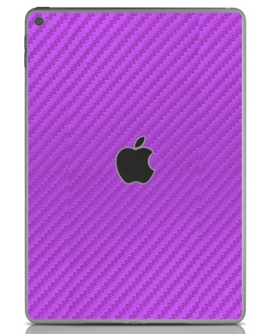 Apple iPad Air 2 A1567  (Wifi, Cell) PURPLE CARBON FIBER Laptop Skin