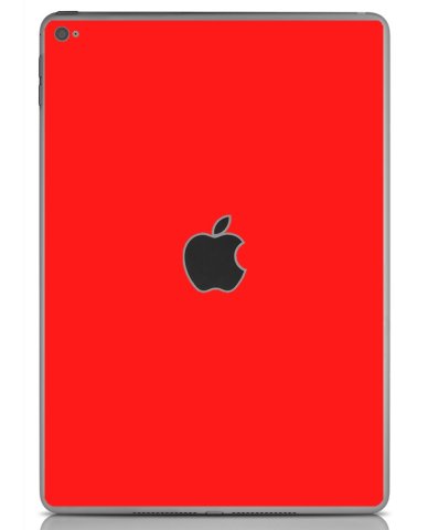 Apple iPad Air 2 A1567  (Wifi, Cell) RED Laptop Skin