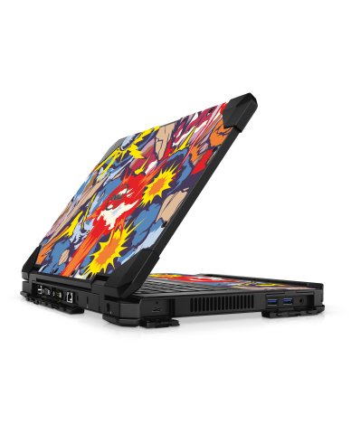 Dell Latitude 14 RUGGED 7420 7424 COMIC EXPLOSIONS Laptop Skin