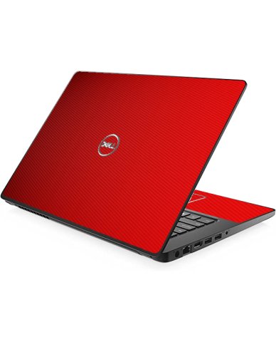 Dell Latitude 3490 RED CARBON FIBER Laptop Skin