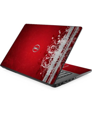 Dell Latitude 3490 RED GRUNGE Laptop Skin