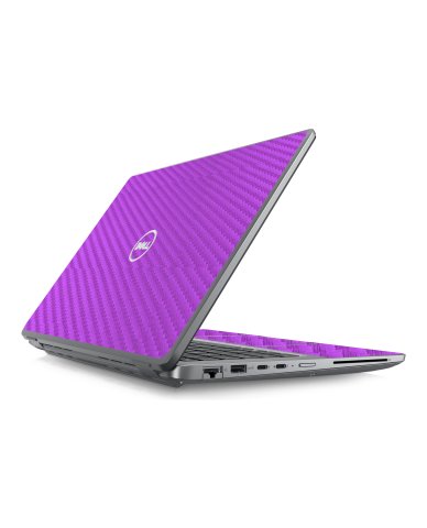 Dell Latitude 5450 PURPLE CARBON FIBER Laptop Skin