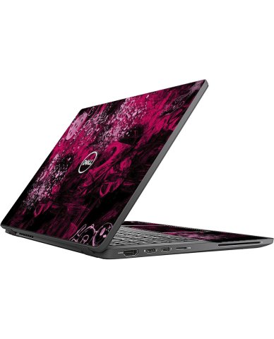 Dell Latitude 7320 STRAWBERRY CROSSBONES Laptop Skin