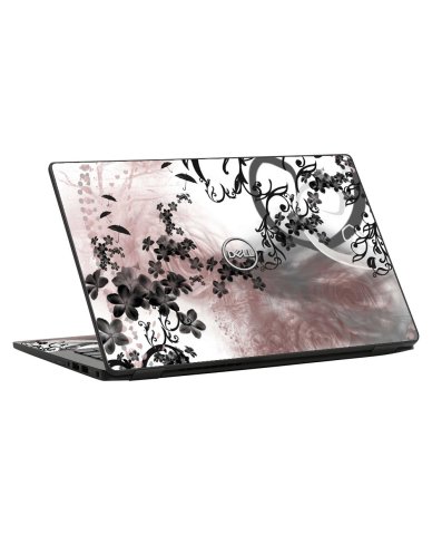 Dell Latitude 7410 FLOWERS AND UMBRELLAS Laptop Skin