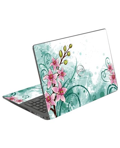 Dell Latitude 3500 PINK LILY WATERCOLOR Laptop Skin