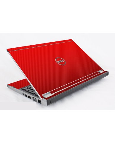 Dell Latitude E3300 RED CARBON FIBER Laptop Skin