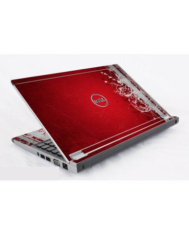 Dell Latitude E3300 RED GRUNGE Laptop Skin