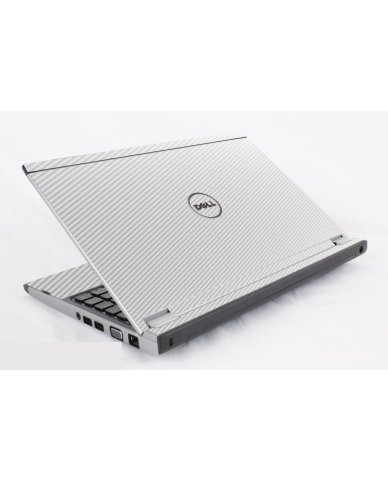 Dell Latitude E3300 WHITE CARBON FIBER Laptop Skin