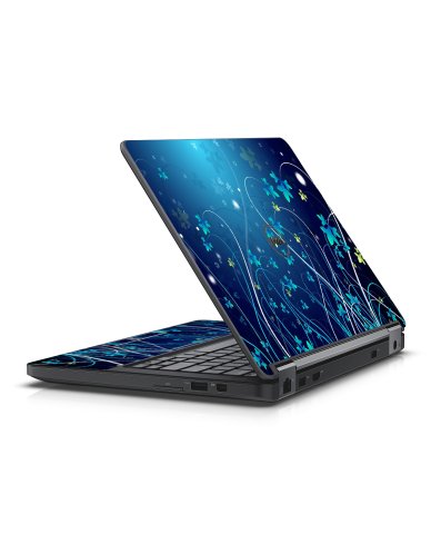 Dell Latitude E5250 BLUE FLOWERS Laptop Skin