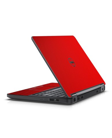 Dell Latitude E5250 RED CARBON FIBER Laptop Skin