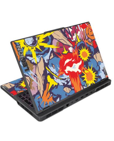 IdeaPad Legion 5 15IMH05H COMIC EXPLOSIONS Laptop Skin