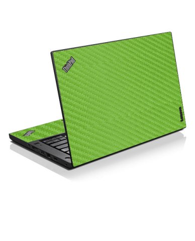 ThinkPad T470 GREEN CARBON FIBER Laptop Skin