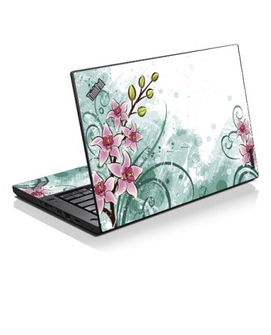ThinkPad T570 PINK LILY WATERCOLOR Laptop Skin