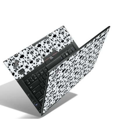 IBM/Lenovo ThinkPad X1 Hybrid PUNK ROCK PATTERN Laptop Skin