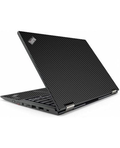 ThinkPad Yoga X380 BLACK CARBON FIBER Laptop Skin