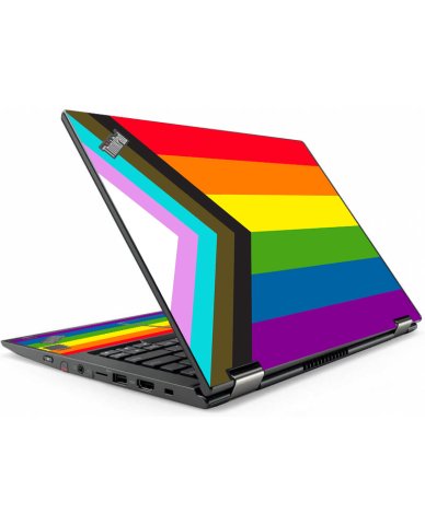 ThinkPad Yoga X380 PROGRESSIVE PRIDE FLAG Laptop Skin