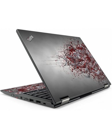 ThinkPad Yoga X380 TRIBAL GRUNGE Laptop Skin