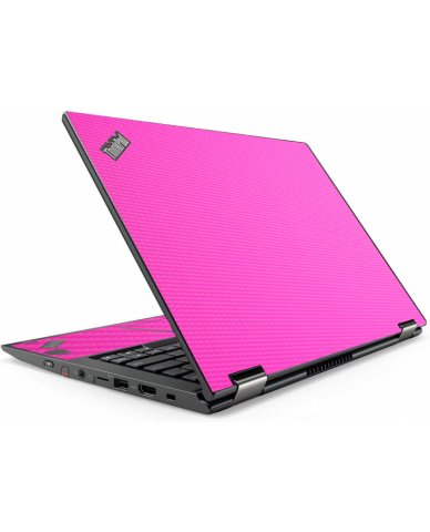 ThinkPad Yoga X380 PINK CARBON FIBER Laptop Skin