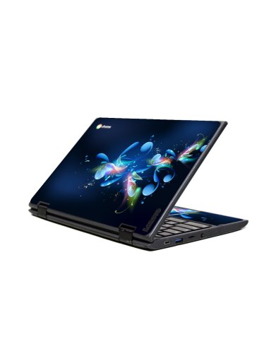 IBM/Lenovo Chromebook 500e G2 2 IN 1 PIXIE DUST Laptop Skin