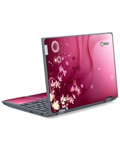 IBM/Lenovo Chromebook 500e G2 PINK ZEN Laptop Skin