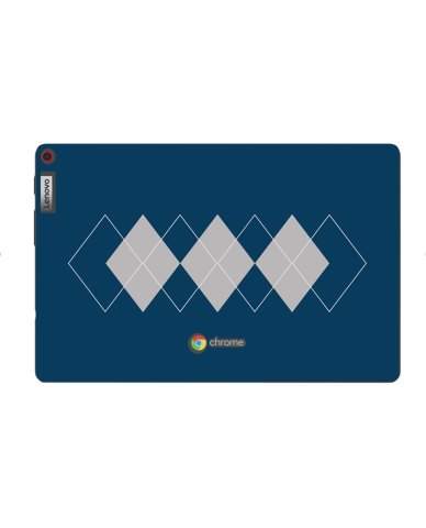 IBM/Lenovo Chromebook 10e Tablet ARGYLE Laptop Skin