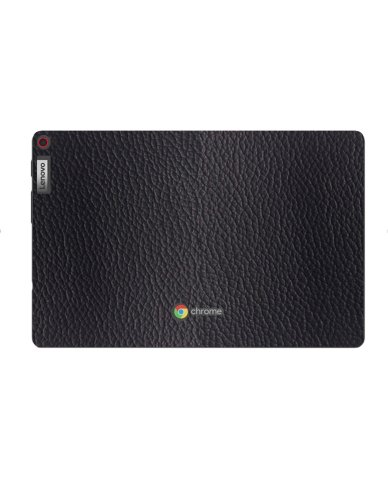 IBM/Lenovo Chromebook 10e Tablet BLACK LEATHER Laptop Skin