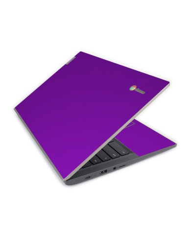 IBM/Lenovo Chromebook 14e G1 CHROME PURPLE Laptop Skin