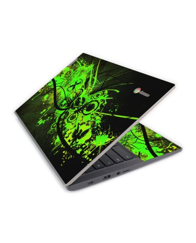 IBM/Lenovo Chromebook 14e G1 GRAFFITI GREEN  Laptop Skin
