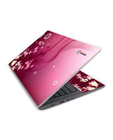 IBM/Lenovo Chromebook 14e G1 PINK ZEN Laptop Skin