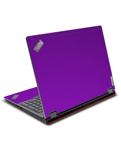 ThinkPad P16 G1 CHROME PURPLE Laptop Skin