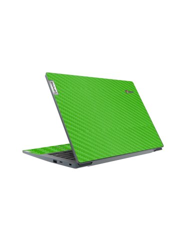 IdeaPad 3 Chromebook 14IGL05 GREEN CARBON FIBER Laptop Skin