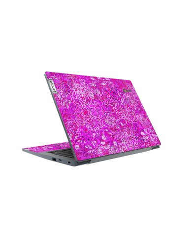 IdeaPad 3 Chromebook 14IGL05 OCEAN BOTTOM FLOWERS Laptop Skin