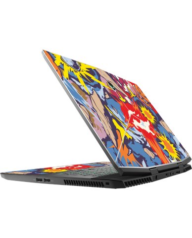 Alienware M17X R5 COMIC EXPLOSIONS Laptop Skin