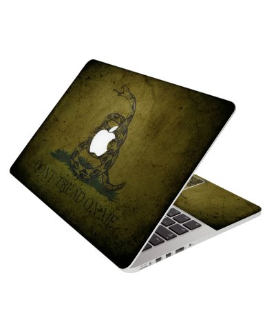 Green Dont Tread Flag Apple Macbook Air 11 A1370 Laptop Skin 
