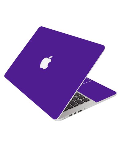 Purple Apple Macbook Air 11 A1370 Laptop Skin