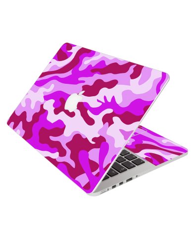 Pink Camo Apple Macbook Pro 13 Retina A1502 Laptop 
Skin