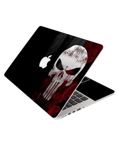 Punisher Skull Apple Macbook Pro 15 A1286 Laptop Skin