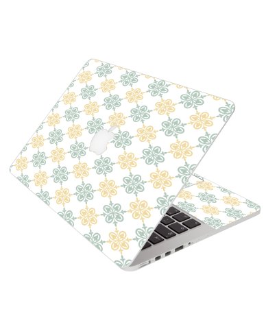 Yellow Green Flowers Apple Macbook Pro 15 A1286 
Laptop Skin